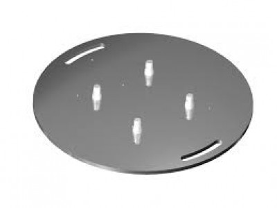 Baseplate Round (Ø65 - 37,5kg)- BLACK