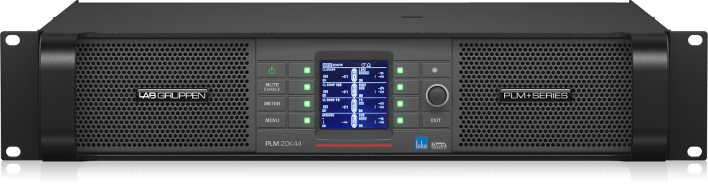 Lab.gruppen PLM 20K44 4x2300W @ 8 Ohm, 4x4400W @ 4 Ohm, 4x4400W @ 2 Ohm with Lake Processing