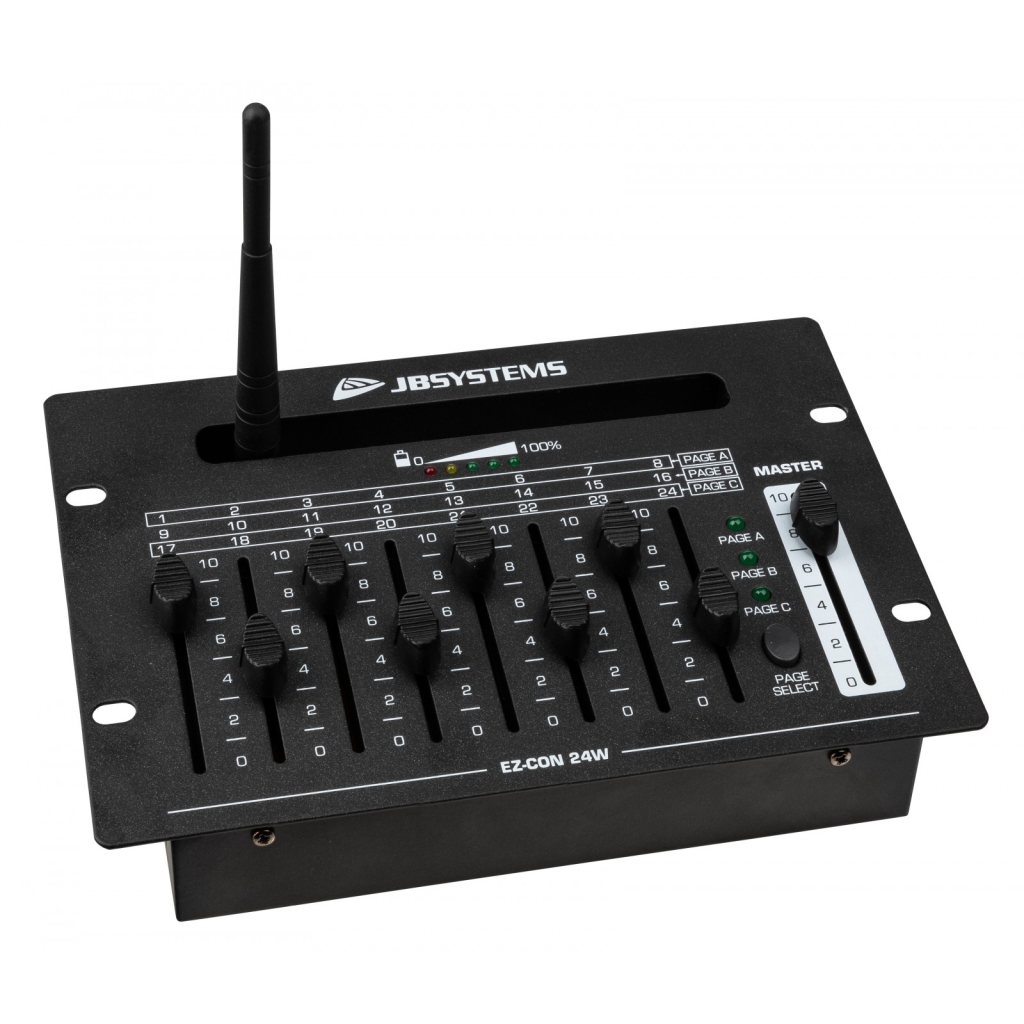JB EZ-CON 24W / 24CH DMX-controller / wireless DMX and battery
